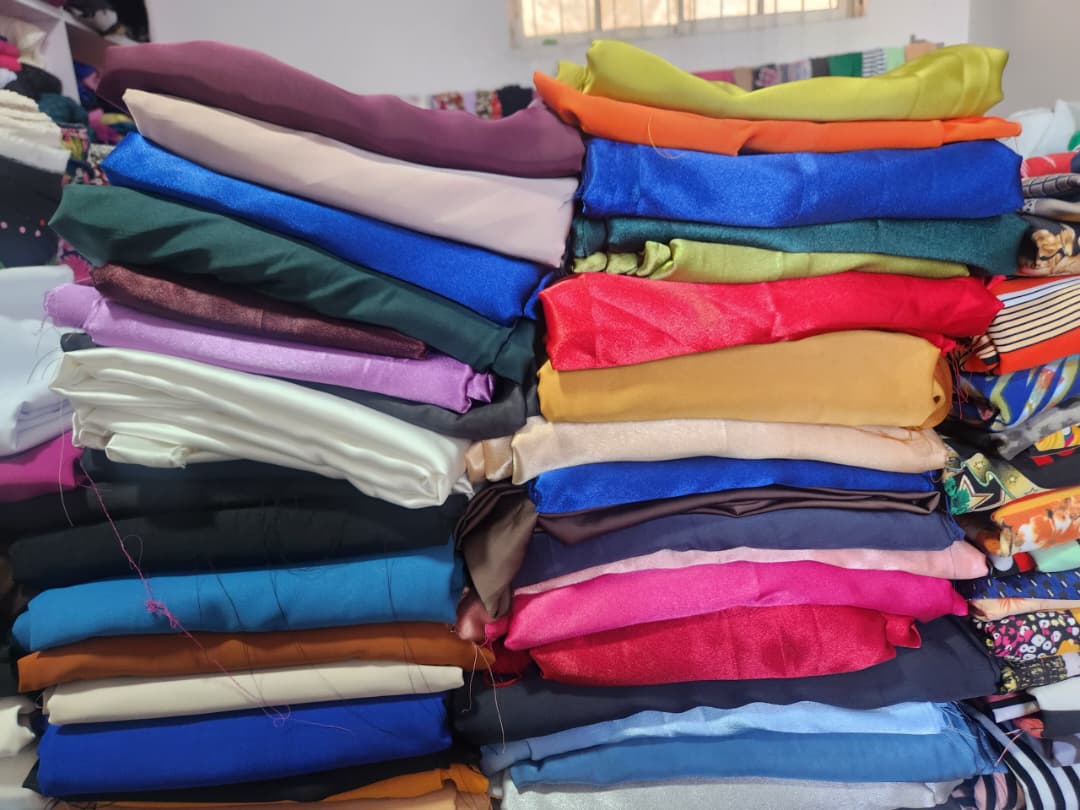 Dense Lustrous Satin Color Wall Stack