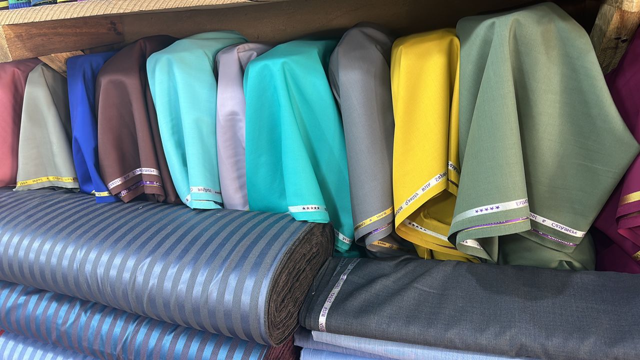 Elite Cashmere Super 120 Suiting Fabric Shelf