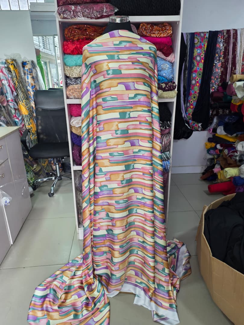Pastel Brushstroke Artistic Halter Maxi Dress