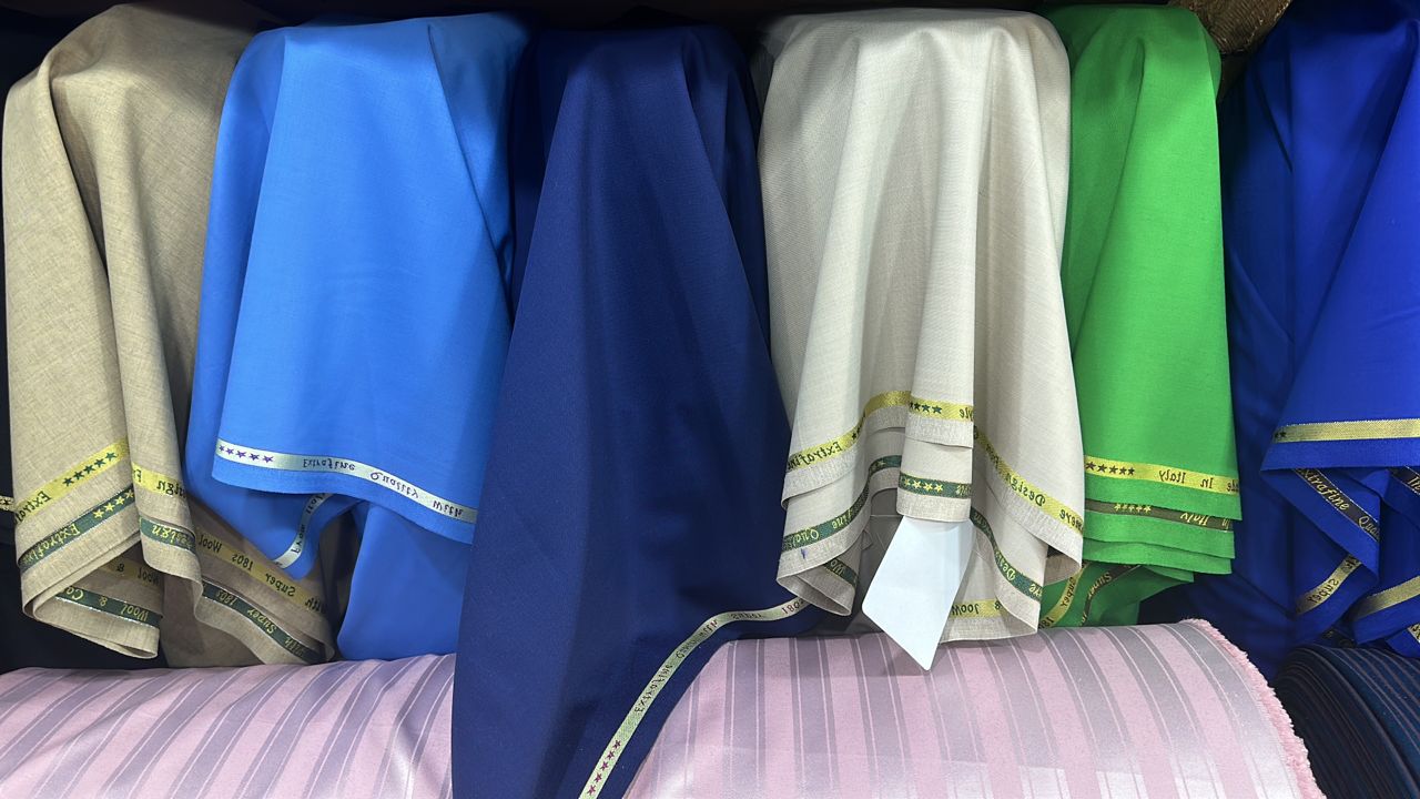 Super 180 Wool Cashmere Italian Suiting Collection