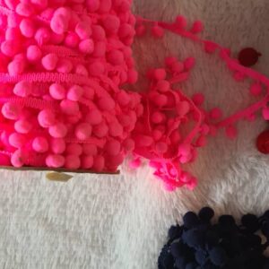 Pom Pom Pink Fabrics Accessories