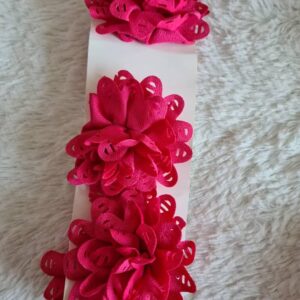 Fabric Red Flower